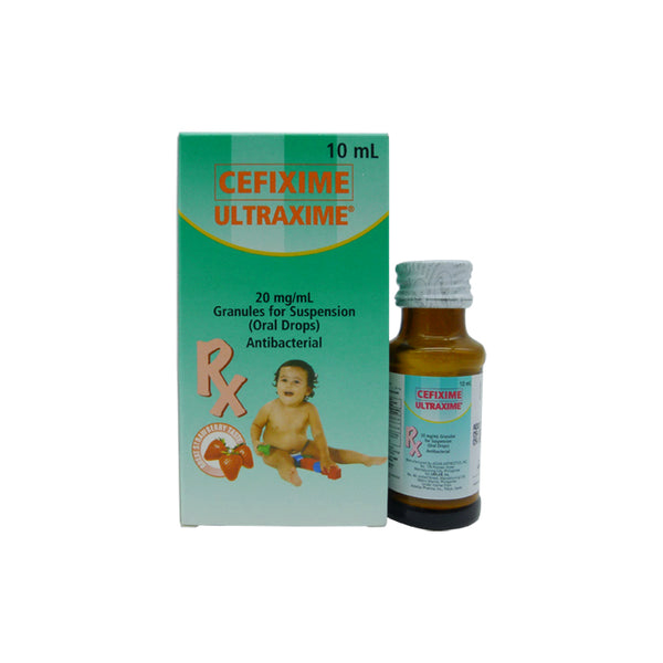 ULTRAXIME Cefixime 100mg / 5mL Granules for Suspension 10mL price in